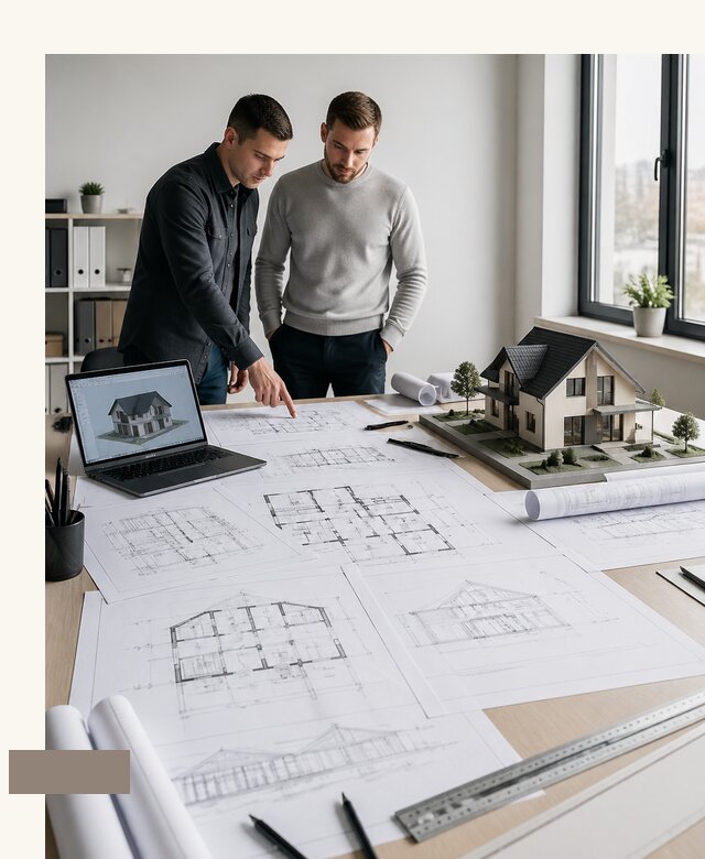 Чертеж дома под ключ в Северске по цене от 12474 р. | А3дПро-Свк